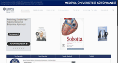 Desktop Screenshot of kutuphane.medipol.edu.tr